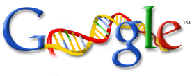 Google 50e anniversaire de la découverte de l'ADN - 25 avril 2003